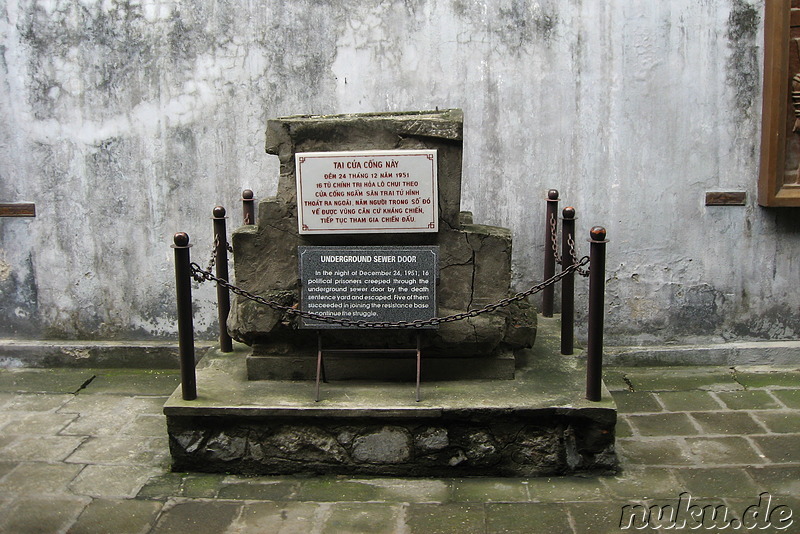 Hoa Lo Prison Museum in Hanoi, Vietnam