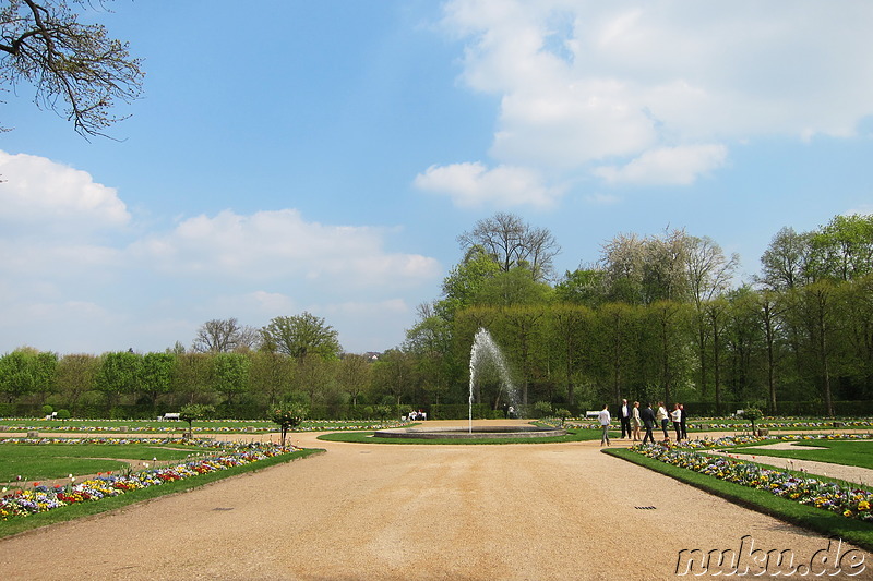 Hofgarten in Ansbach, Bayern