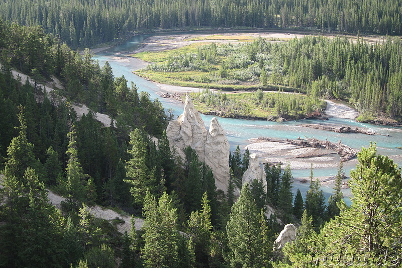 Hoodoos Trail - Wanderweg im Banff National Park in Alberta, Kanada