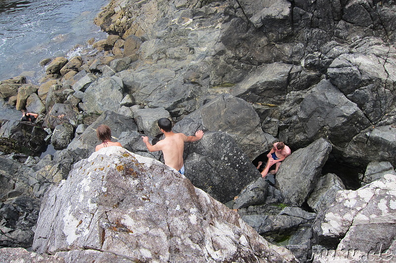 Hot Springs Cove - Heiße Quellen bei Tofino, Vancouver Island, Kanada