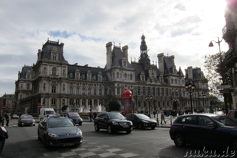 Hotel de Ville - Das Rathaus von Paris, Frankreich