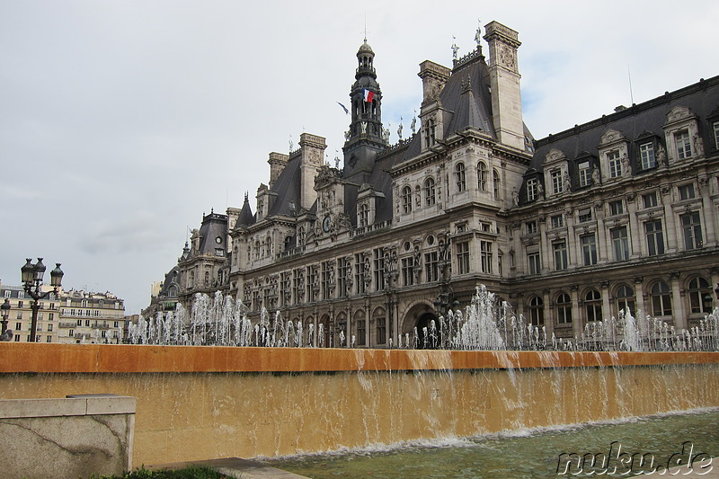 Hotel de Ville - Das Rathaus von Paris, Frankreich