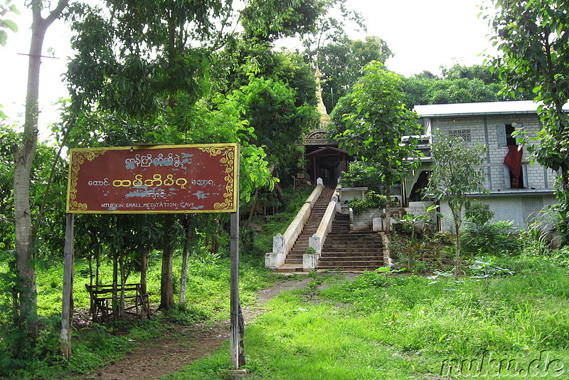 Htup-Ein Small Meditation Cave am Inle See in Burma