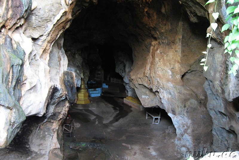 Htup-Ein Small Meditation Cave am Inle See in Burma