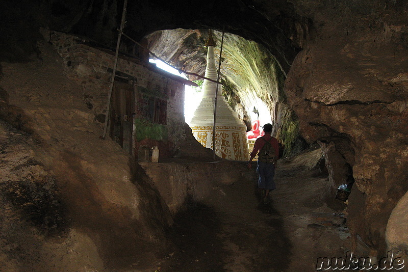 Htup-Ein Small Meditation Cave am Inle See in Burma