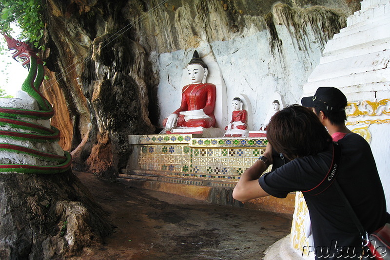 Htup-Ein Small Meditation Cave am Inle See in Burma