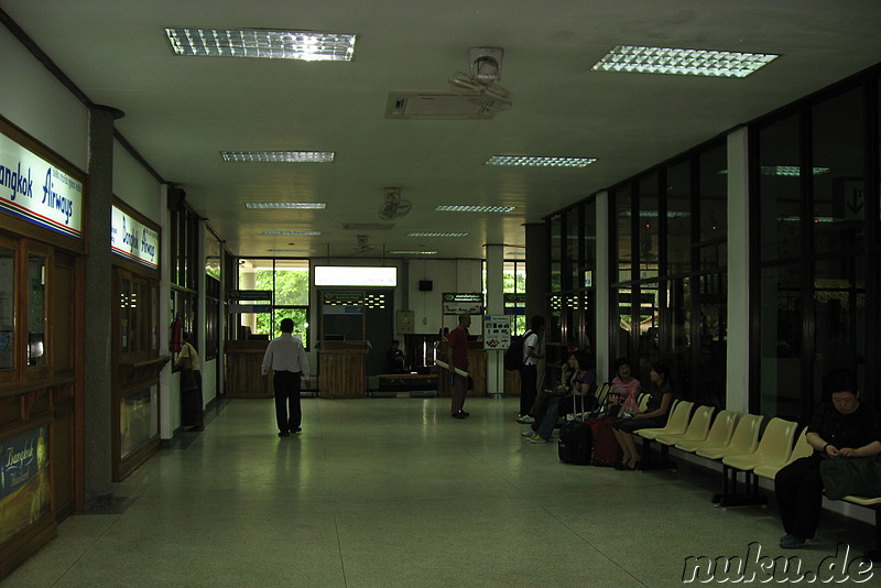 Im Flughafen von Luang Prabang, Loas