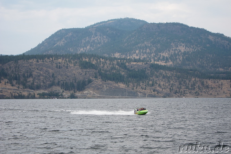 Im Jetboot über den Okanagan Lake in Kelowna, Kanada