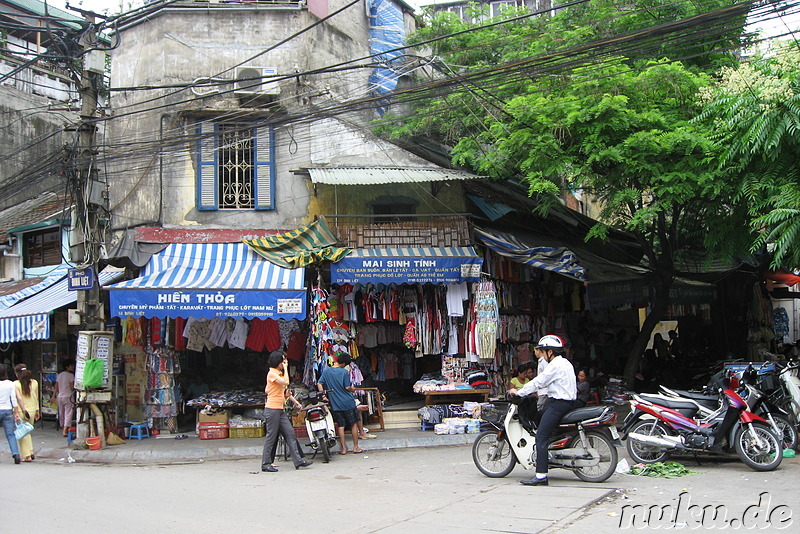 Im Old Quarter von Hanoi