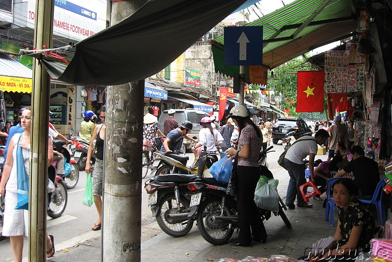 Im Old Quarter von Hanoi