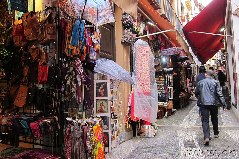 In Albayzin, dem Maurenviertel von Granada, Spanien