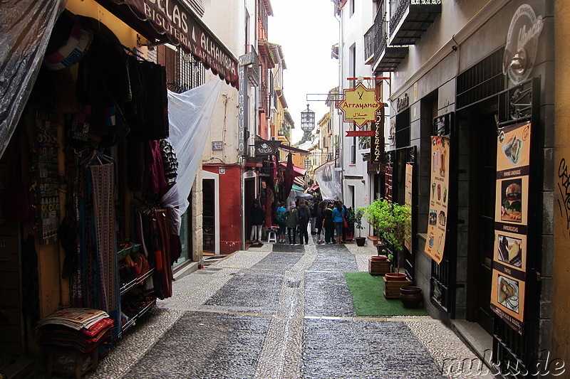 In Albayzin, dem Maurenviertel von Granada, Spanien