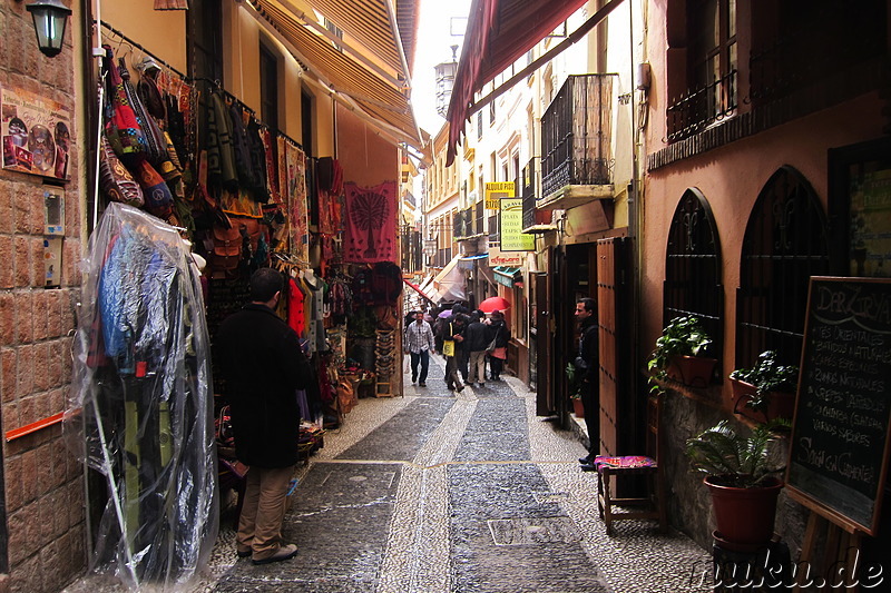 In Albayzin, dem Maurenviertel von Granada, Spanien