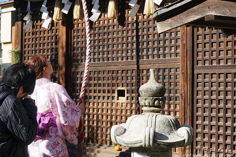 In der Altstadt von Kawagoe, Japan