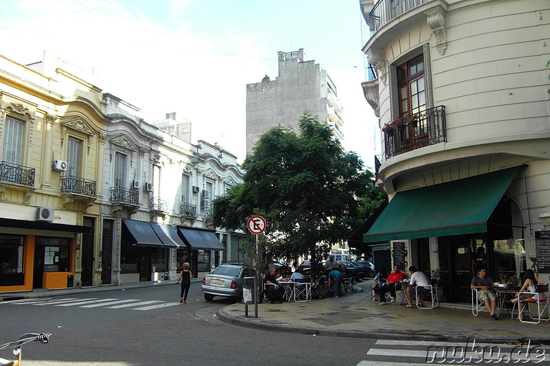 In der Peru Street zwischen dem Microcentro und San Telmo