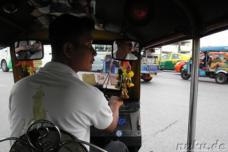 In einem Tuk Tuk in Bangkok, Thailand