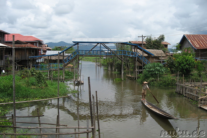 In Phaw Khone Stilthouse Village, Inle Lake, Myanmar