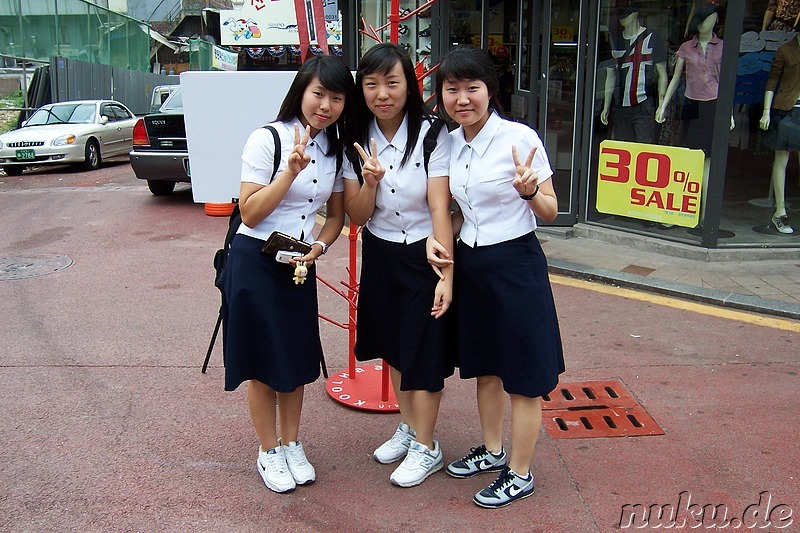 Incheon High School Girls in Uniform
