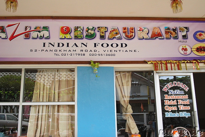 Indisches Restaurant Nazim in Vientiane, Laos