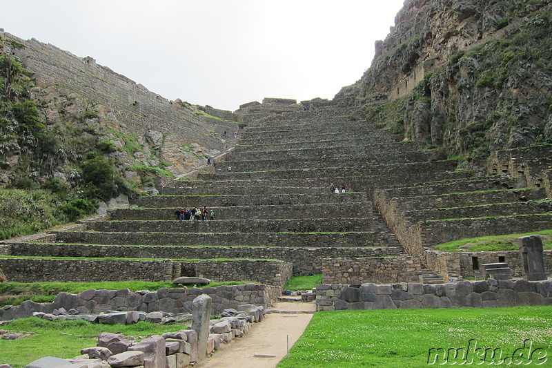 Inkatempel in Ollantaytambo, Urubamba Valley, Peru