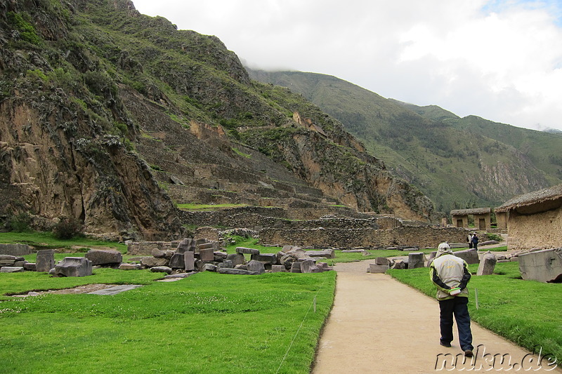 Inkatempel in Ollantaytambo, Urubamba Valley, Peru