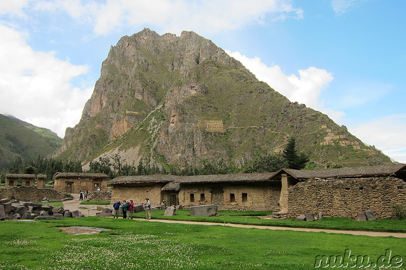 Inkatempel in Ollantaytambo, Urubamba Valley, Peru