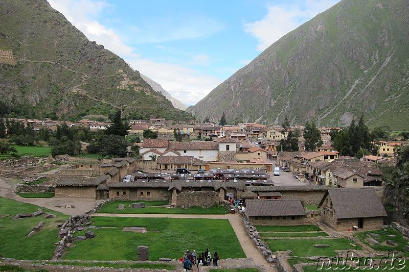 Inkatempel in Ollantaytambo, Urubamba Valley, Peru