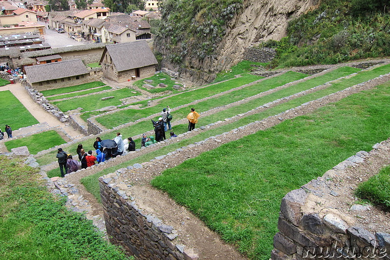 Inkatempel in Ollantaytambo, Urubamba Valley, Peru