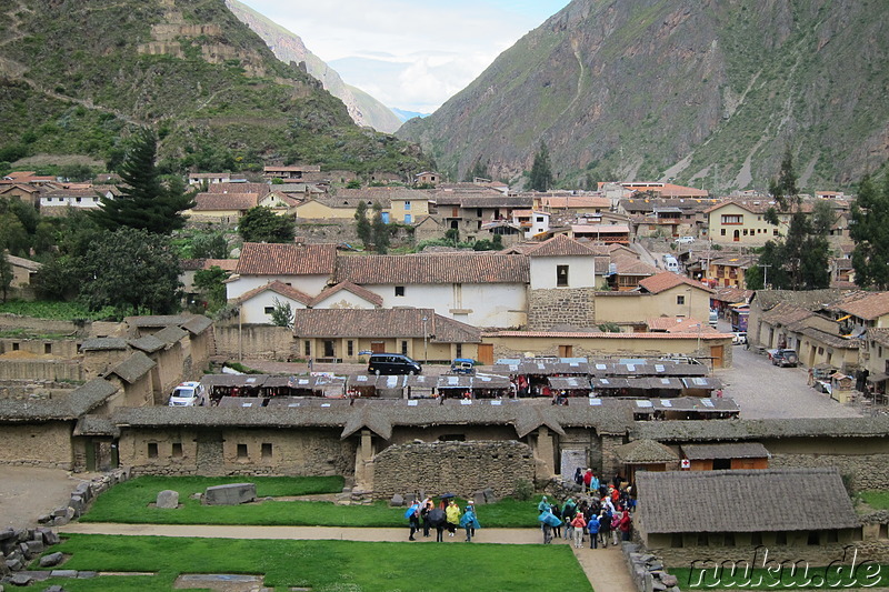 Inkatempel in Ollantaytambo, Urubamba Valley, Peru