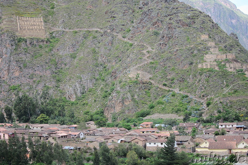 Inkatempel in Ollantaytambo, Urubamba Valley, Peru