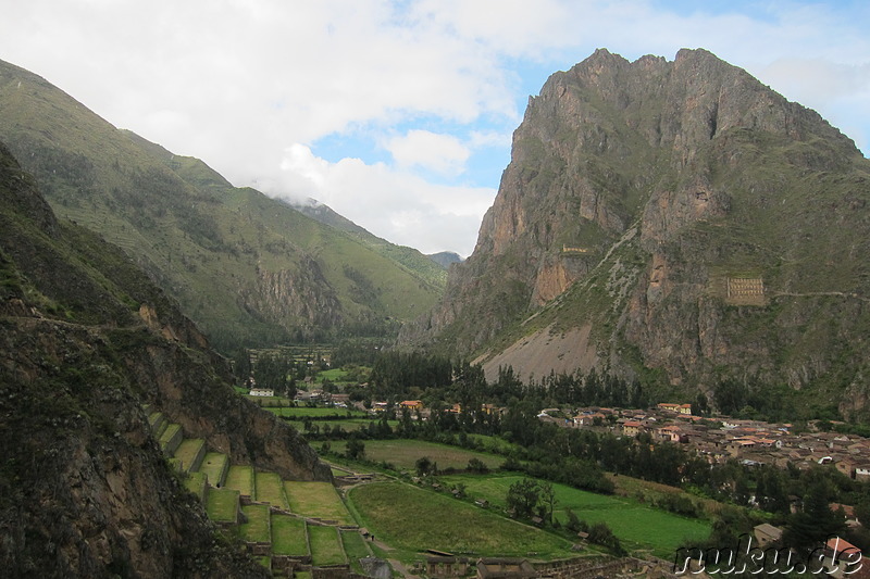 Inkatempel in Ollantaytambo, Urubamba Valley, Peru