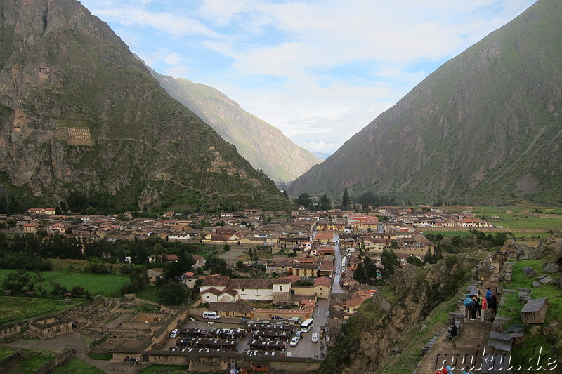 Inkatempel in Ollantaytambo, Urubamba Valley, Peru