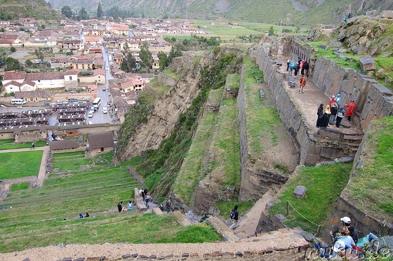 Inkatempel in Ollantaytambo, Urubamba Valley, Peru