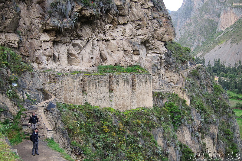 Inkatempel in Ollantaytambo, Urubamba Valley, Peru