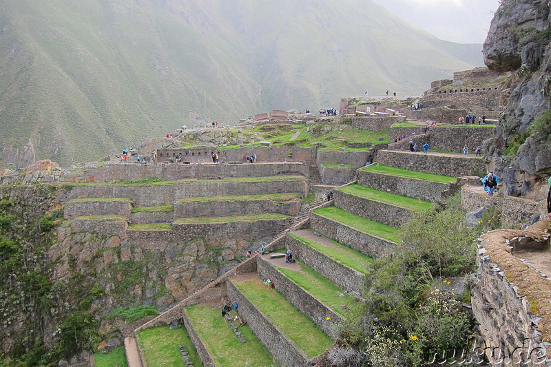 Inkatempel in Ollantaytambo, Urubamba Valley, Peru