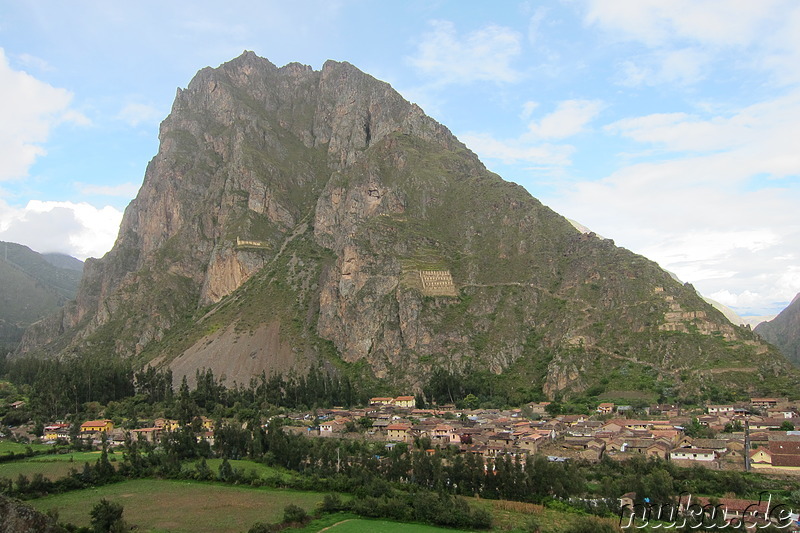 Inkatempel in Ollantaytambo, Urubamba Valley, Peru