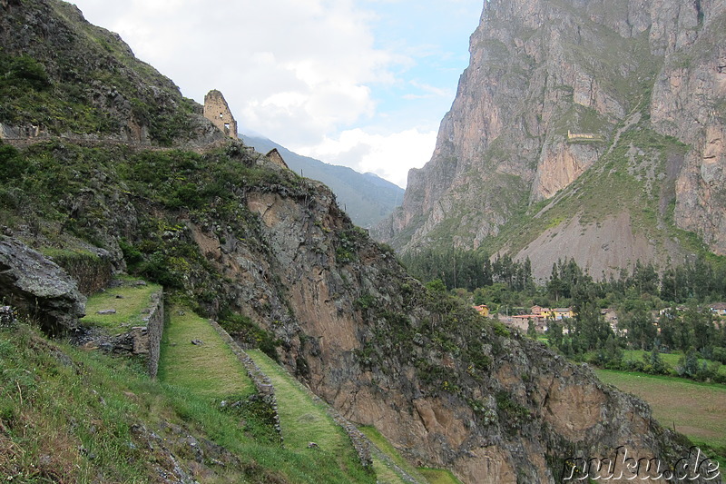 Inkatempel in Ollantaytambo, Urubamba Valley, Peru