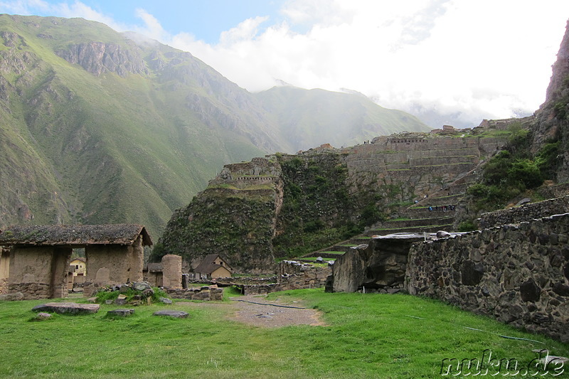 Inkatempel in Ollantaytambo, Urubamba Valley, Peru