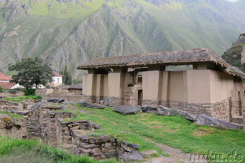 Inkatempel in Ollantaytambo, Urubamba Valley, Peru