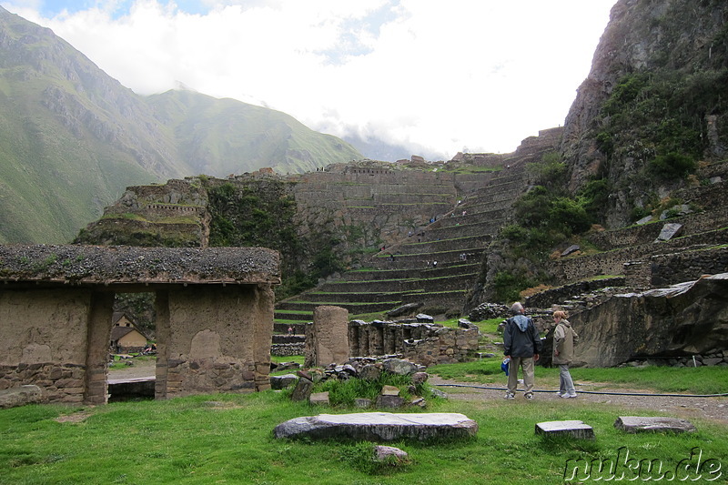 Inkatempel in Ollantaytambo, Urubamba Valley, Peru