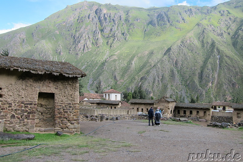 Inkatempel in Ollantaytambo, Urubamba Valley, Peru