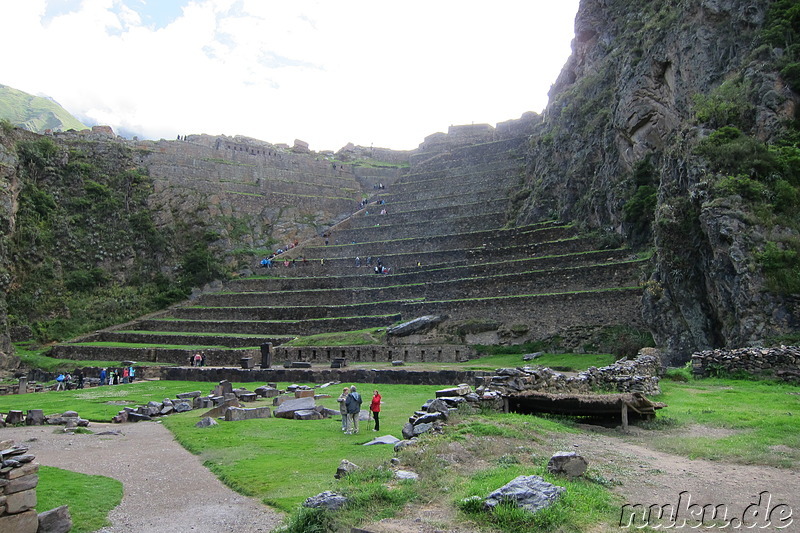 Inkatempel in Ollantaytambo, Urubamba Valley, Peru