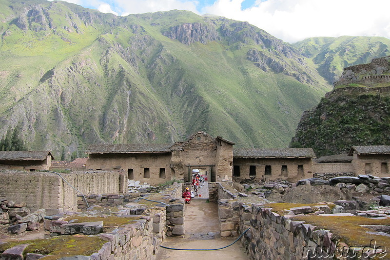 Inkatempel in Ollantaytambo, Urubamba Valley, Peru
