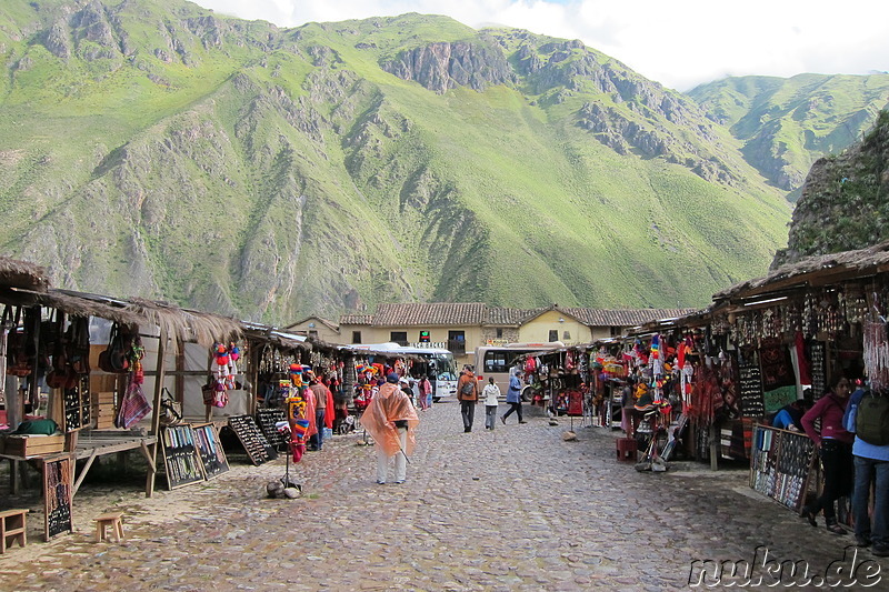 Inkatempel in Ollantaytambo, Urubamba Valley, Peru