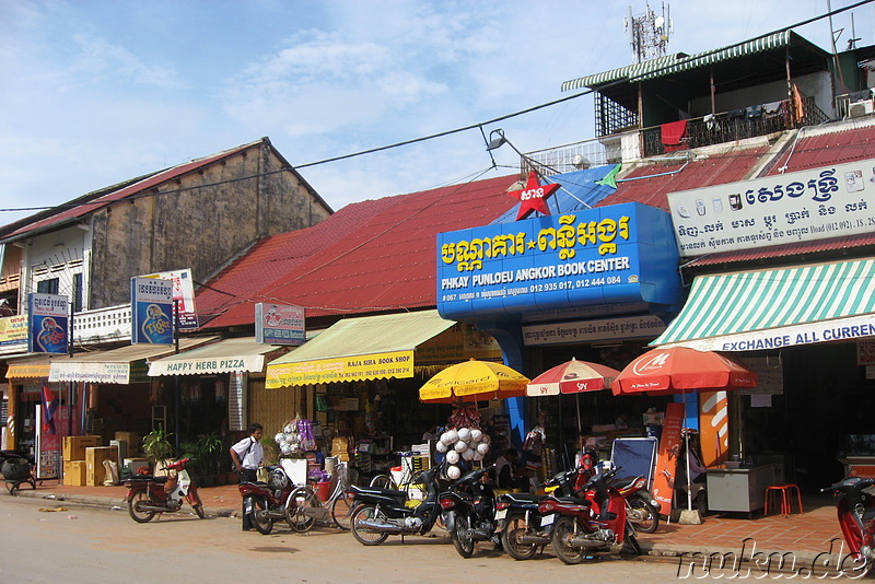 Innenstadt von Siem Reap, Kambodscha