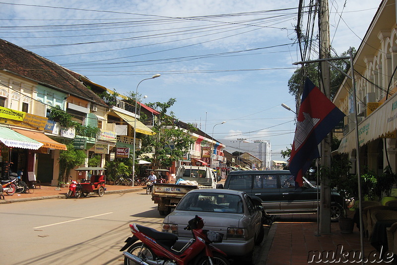 Innenstadt von Siem Reap, Kambodscha