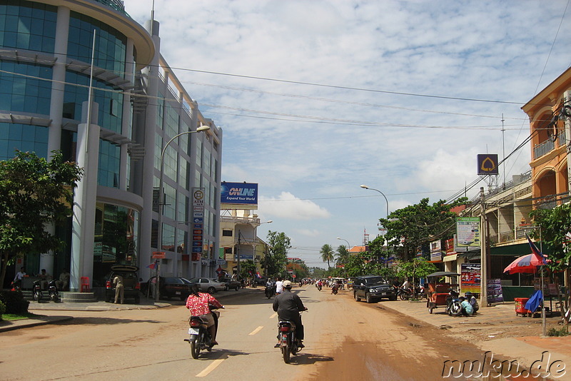 Innenstadt von Siem Reap, Kambodscha