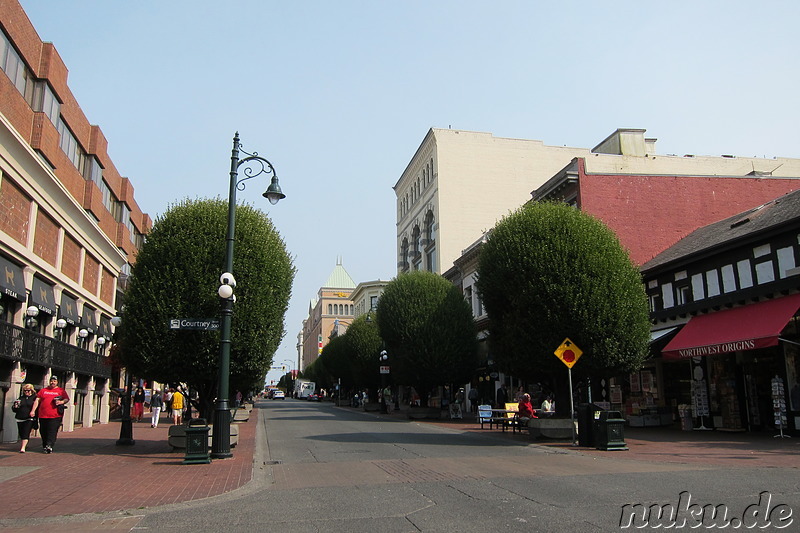 Innenstadt von Victoria auf Vancouver Island, Kanada