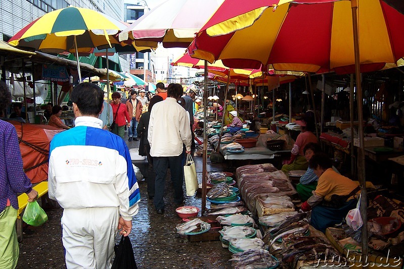 Jagalchi Fischmarkt, Busan
