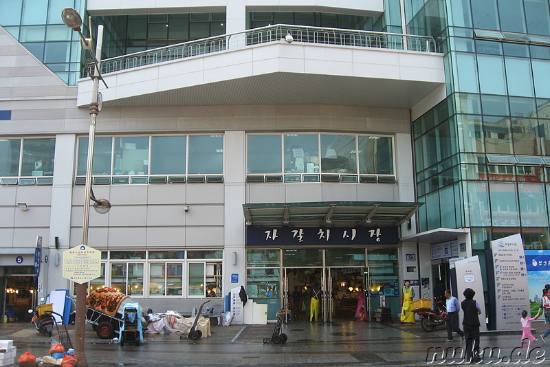 Jagalchi Fischmarkt in Busan, Korea